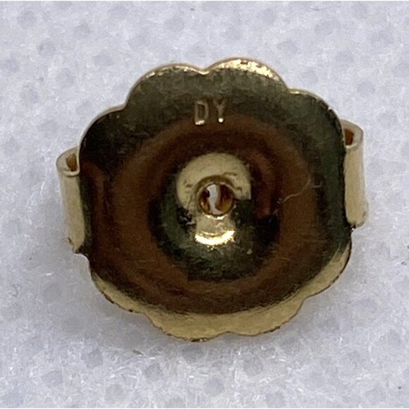 David Yurman Single Earring Back 18K 750 10mm - Picture 4 of 5